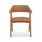 Kit 4 Cadeiras De Jantar Estofadas Em Madeira Maciça E Corino