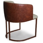 Kit 4 Cadeiras De Jantar Florença Compose Linho Bege E Couris