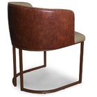 Kit 4 Cadeiras De Jantar Florença Compose Linho Castor E Cour