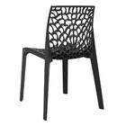 Kit 4 Cadeiras De Jantar Gruvyer Design Em Polipropileno - Pr