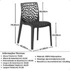 Kit 4 Cadeiras De Jantar Gruvyer Design Em Polipropileno - Pr