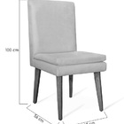 Kit 4 Cadeiras De Jantar Jade Suede Grafite - Meu Lar Decoraç