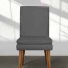 Kit 4 Cadeiras De Jantar Jade Suede Grafite - Meu Lar Decoraç