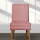 Kit 4 Cadeiras De Jantar Jade Suede Rosa - Meu Lar Decorações