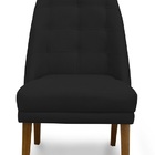 Kit 4 Cadeiras De Jantar Paris Suede Preto - Meular Decor