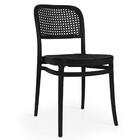 Kit 4 Cadeiras De Jantar Roma Para Sala E Cozinha - All Black