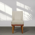 Kit 4 Cadeiras De Jantar Virgínia Composê Linho Bege E Couris