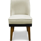 Kit 4 Cadeiras De Jantar Virgínia Composê Veludo Bege E Preto