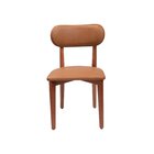 Kit 4 Cadeiras De Madeira Maciça E Estofada Liz Espresso Móve