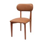 Kit 4 Cadeiras De Madeira Maciça E Estofada Liz Espresso Móve