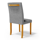 Kit 4 Cadeiras De Sala De Jantar Estofadas Veiga Madeira Maci