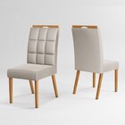 Kit 4 Cadeiras De Veludo Para Sala De Jantar Wood Berlim Mel/