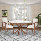 Kit 4 Cadeiras Decorativa Sala De Jantar Madeira Maciça Pedri