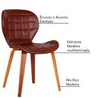 Kit 4 Cadeiras Decorativas De Escritório Recepção  Granclass