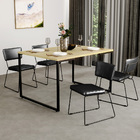 Kit 4 Cadeiras Decorativas Estofada Sala De Jantar Base Aço A