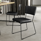 Kit 4 Cadeiras Decorativas Estofada Sala De Jantar Base Aço A