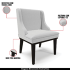 Kit 4 Cadeiras Decorativas Sala De Jantar Base Fixa De Madeir