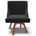 Kit 4 Cadeiras Decorativas Sala De Jantar Base Giratória De M