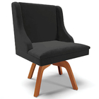 Kit 4 Cadeiras Decorativas Sala De Jantar Base Giratória De M