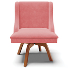 Kit 4 Cadeiras Decorativas Sala De Jantar Base Giratória De M