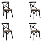 Kit 4 Cadeiras Decorativas Sala De Jantar Cozinha Danna Ratta