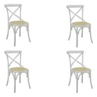 Kit 4 Cadeiras Decorativas Sala De Jantar Cozinha Danna Ratta