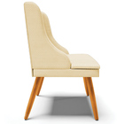 Kit 4 Cadeiras Decorativas Sala De Jantar Pés Palito De Madei