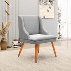 Kit 4 Cadeiras Decorativas Sala De Jantar Pés Palito De Madei