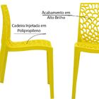 Kit 4 Cadeiras Decorativas Sala E Cozinha Cruzzer (pp) Amarel