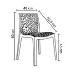 Kit 4 Cadeiras Decorativas Sala E Cozinha Cruzzer (pp) Amarel