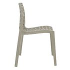 Kit 4 Cadeiras Decorativas Sala E Cozinha Cruzzer (pp) Nude G