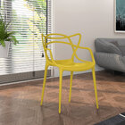 Kit 4 Cadeiras Decorativas Sala E Cozinha Feliti (pp) Amarela