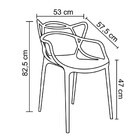 Kit 4 Cadeiras Decorativas Sala E Cozinha Feliti (pp) Azul G5
