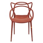 Kit 4 Cadeiras Decorativas Sala E Cozinha Feliti (pp) Laranja