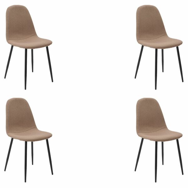 Kit 4 Cadeiras Decorativas Sala E Escritorio Base Clara Emoti