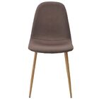 Kit 4 Cadeiras Decorativas Sala E Escritório Base Claro Emoti