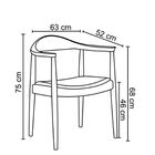 Kit 4 Cadeiras Decorativas Sala E Escritório Colonial Madeira