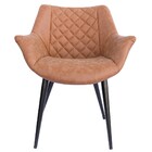 Kit 4 Cadeiras Decorativas Sala E Escritório Mandalla Pu Sint