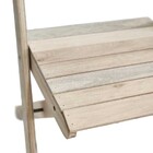 Kit 4 Cadeiras Dobráveis De Madeira Para Churrasqueira  Natur