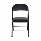 Kit 4 Cadeiras Dobrável De Bar Restaurante De Ferro Aço Assen