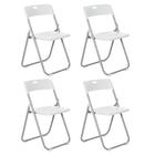 Kit 4 Cadeiras Dobravel Fort Bar Restaurante Lanchonete Event