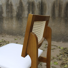 Kit 4 Cadeiras Dominiky Em Madeira Maciça E Corino