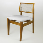 Kit 4 Cadeiras Dominiky Em Madeira Maciça E Corino