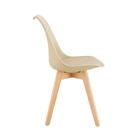 Kit 4 Cadeiras Eames Leda Nude