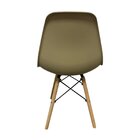 Kit 4 Cadeiras Eames Polipropileno Base Madeira Eiffel Espres