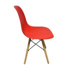 Kit 4 Cadeiras Eames Polipropileno Base Madeira Eiffel Espres