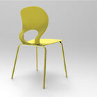 Kit 4 Cadeiras Eclipse Amarela