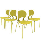 Kit 4 Cadeiras Eclipse Amarela