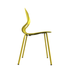 Kit 4 Cadeiras Eclipse Amarela