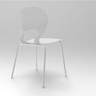 Kit 4 Cadeiras Eclipse Branco